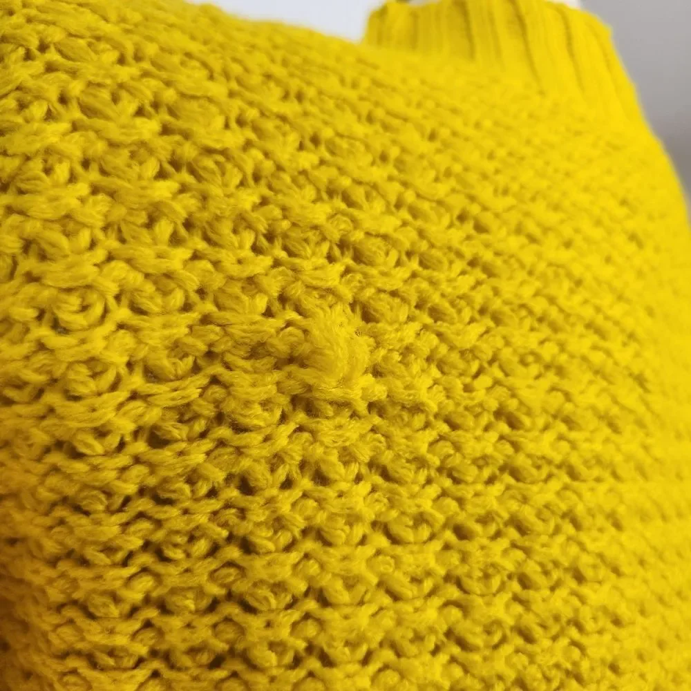 3/$25 NWT Alison Andrews Yellow Cable Knit Sweater Sz M